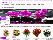 Tablet Screenshot of enviodeflores.cl